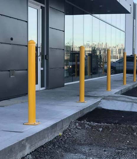 Bollards in Vancouver